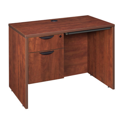 Bureau de direction Regency Legacy avec tiroir à piédestal simple et tiroir à crayons