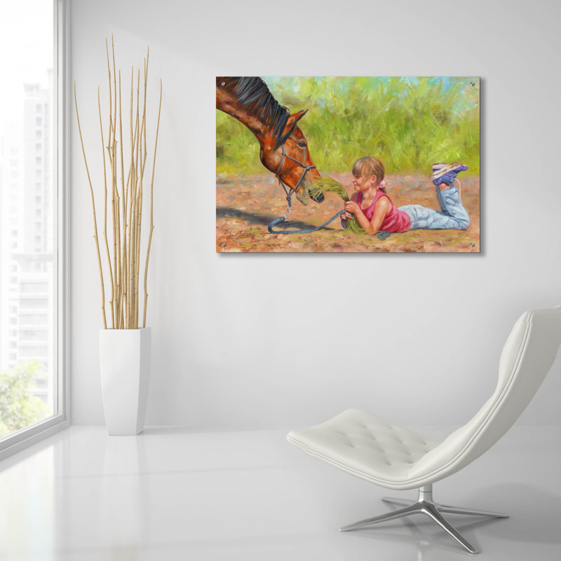 Art mural acrylique, August Grove®, Best Friends2 par David Stribble, H 24 po x l 36 po x P 0,2 po