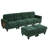 Modular Sectional Sofa, Dual Movable Ottomans & USB Ports-755668677