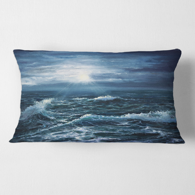 Sunshine Through the Ocean Waves Rectangular Pillow Cover & Insert