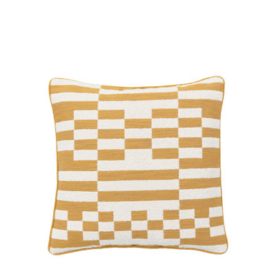 Geometric Square Cushion