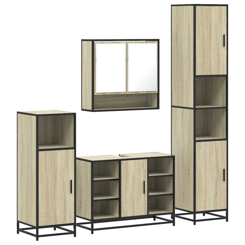 Almantas Bathroom Furniture Suite, Sonoma Oak