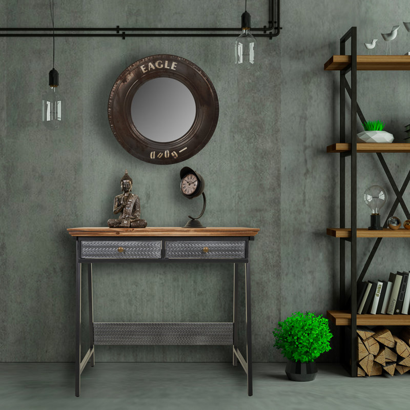 Northerly Metal Base Writing Desk
