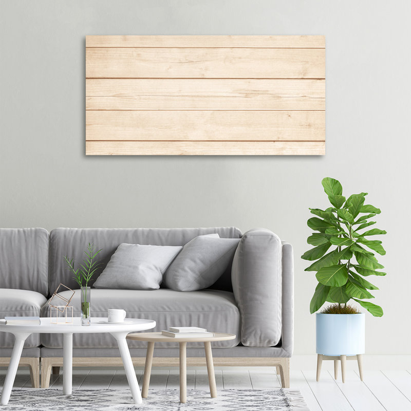 Wooden Background - Wrapped Canvas Print
