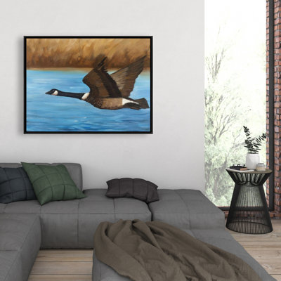 Canada Goose Print On Canvas