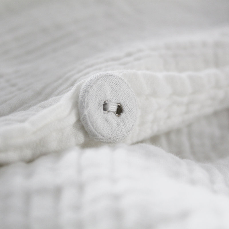 Gretta Cotton Solid Colour Duvet Cover, White