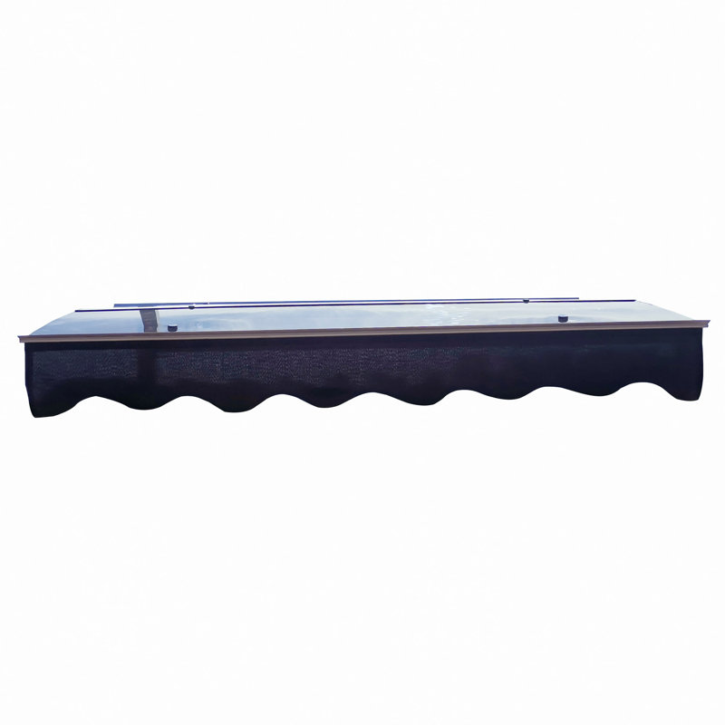 Window Awning Canopy Made Of 0.137Inch Thick Solid Polycarbonate Sheet With Valance For Masonry Concrete Wall House Only.,Sunshade Conapy