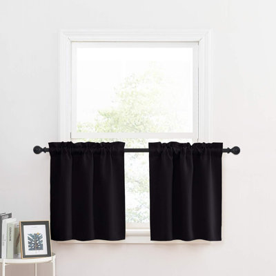 Polyester Blackout Rod Pocket Valance