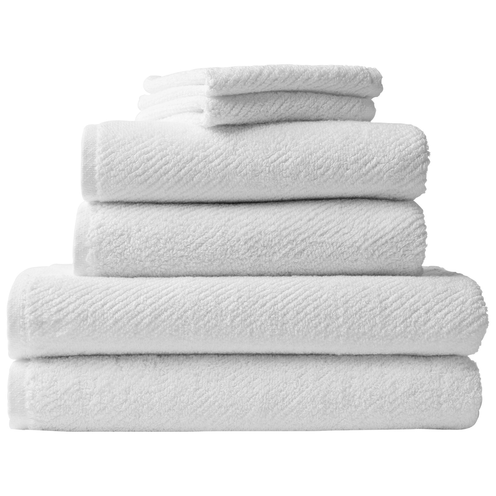 Air Weight Organic Towel Set, Alpine White