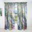 Panneau de rideau simple semi-diaphane avec passe-tringle Linen-71738913
