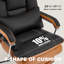 Fauteuil de direction double rembourré avec repose-pieds-1888495438