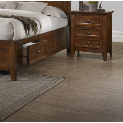 Nannette San Mateo Nightstand with 3 Drawers