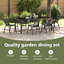 6 - Person Patio Dining Set Rectangular Table