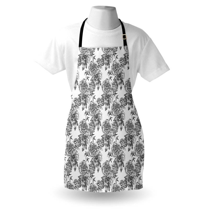 Tablier floral East Urban Home unisexe