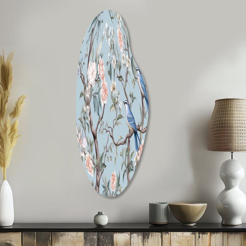 Persaud - Art mural asymétrique en métal, H 38 po x l 15 po