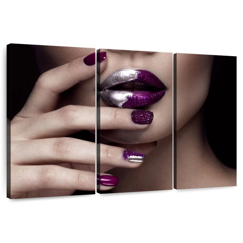 'High Fashion Nails, 42" H x 65" W
