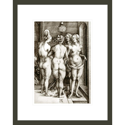 «The Witches» par Albrecht Dürer, impression giclée sur cadre