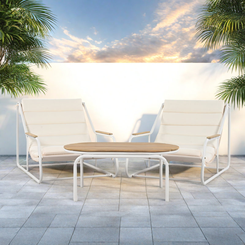 Latitude Run® Outdoor Chaise Lounge Chairs Set Of Included A - Main Image