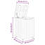 Solid Wood Laundry Cart-114308512