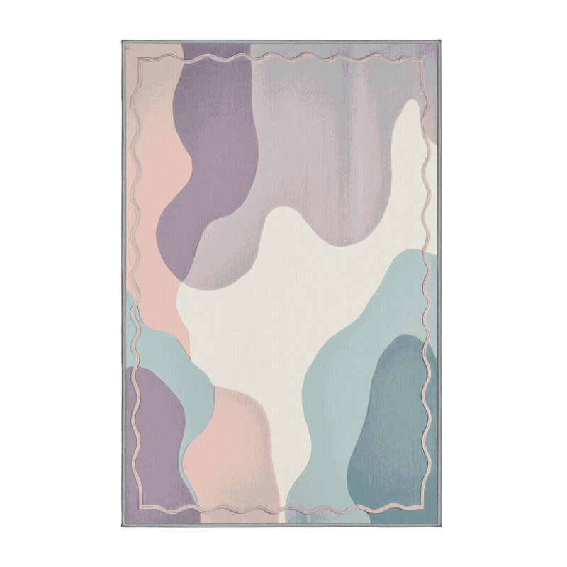 Aqua Glow Rug, Rectangle 2' x 3'