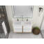 Ensemble de meuble-lavabo double mural 47 po Seavy-1318455851