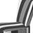 Black And White Striped Pattern - Upholstered Patterned Accent Side Chair