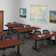 Neyamiah Cain T-Base Training Seminar Table & 2 Cadence Nesting Chairs