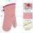 1 Pair Yarn Dyed Oven Mitts-129682256