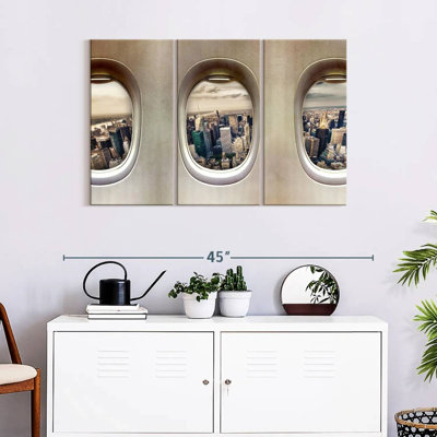 " Airplane Windows " 3 - Pieces
