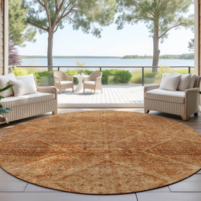 Tapis cuivre intérieur / extérieur lavable à la machine Xhevrie