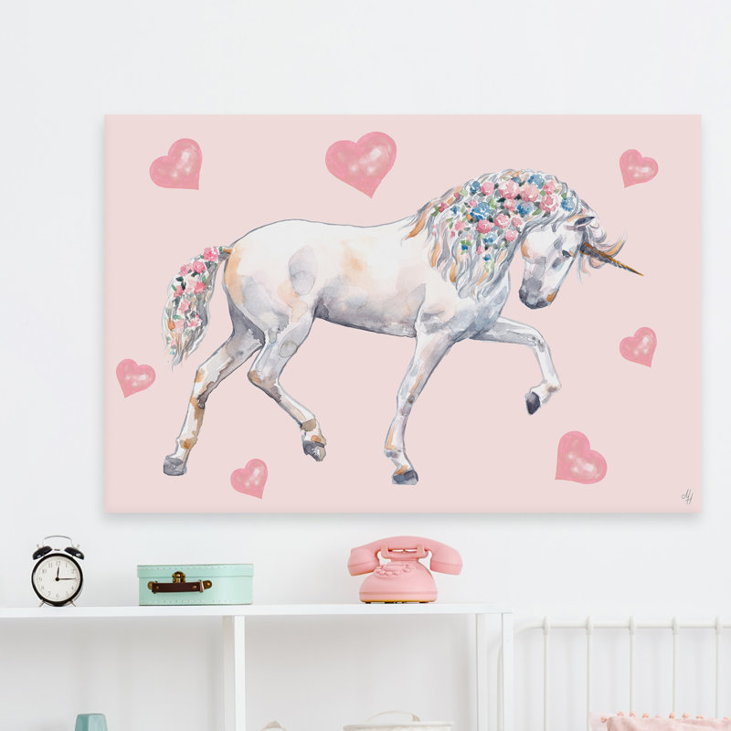 «Plattsburg», reproduction de licorne sur toile tendue, 24 po x 36 po