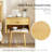 Mid-Century Solid Wood Nightstand-1771078408