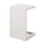 Table en forme de C CAPE CORAL ALU-1480396651