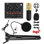 Microphone pour ensemble de matériel de balado et équipement d'enregistrement studio, microphone V8 pour ordinateur, ensemble de microphone avec carte son, noir