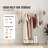 Manouch Metal Adjustable Rolling Clothing Rack