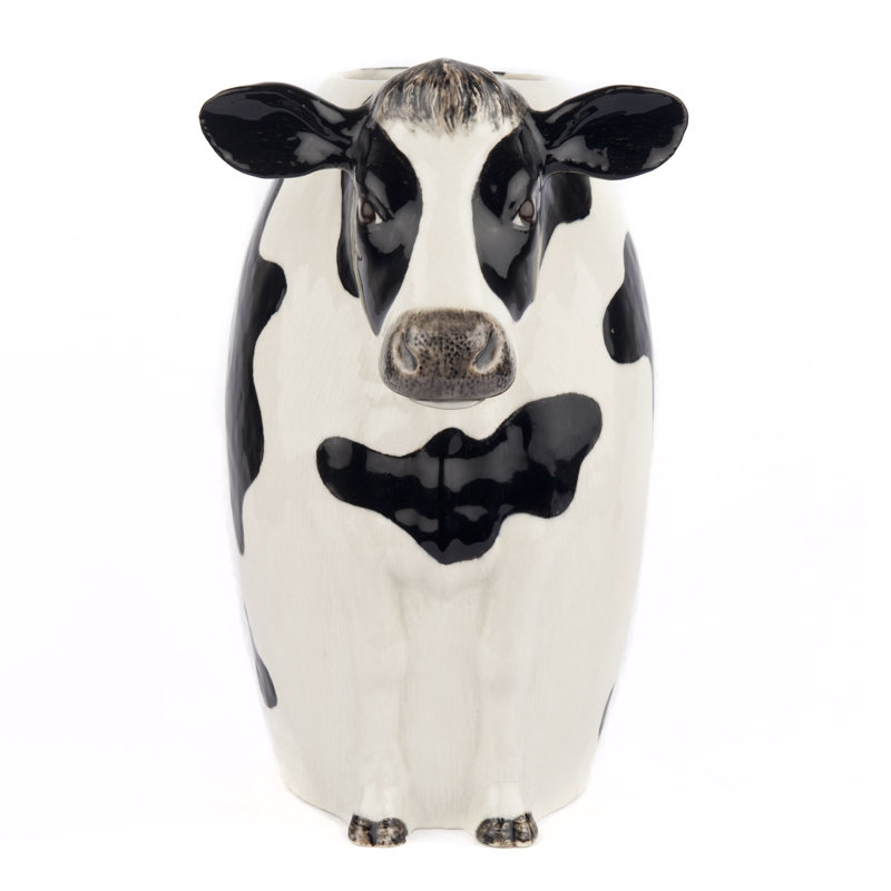 Flower Vase - O/S - Cow - Fresian Cow