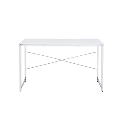 Erik Rectangular Writing Desk with Metal Frame