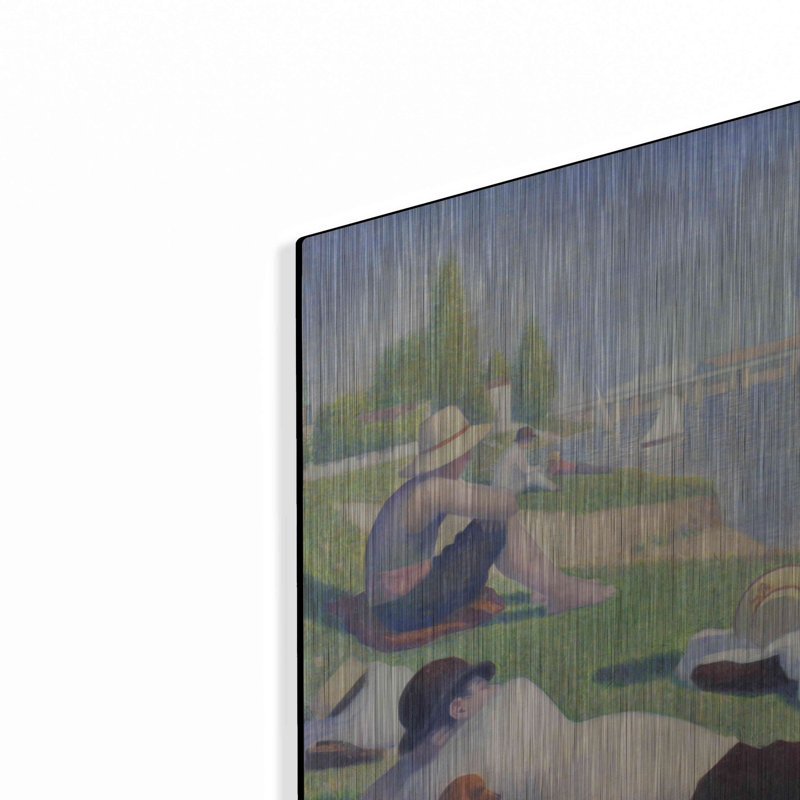 «Bathers At Asnieres» par MASTERS, H 16 po x l 24 po