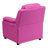 Degeorge Deluxe Padded Contemporary Kids Recliner with Storage Arms-216907791