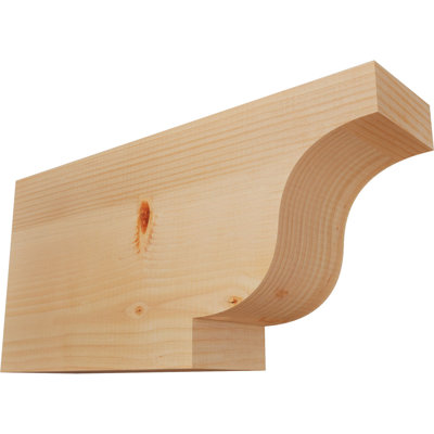 5 1/2"W x 12"H x 24"L Newport Smooth Rafter Tail, Douglas Fir