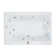 60" L x 48" W Elite Series Drop in Whirlpool Acrylic Bathtub with Center Drain in White