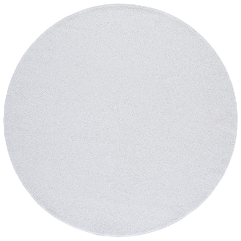 Tapis de couleur unie Boucle 100 Performance, Rond 6 pi