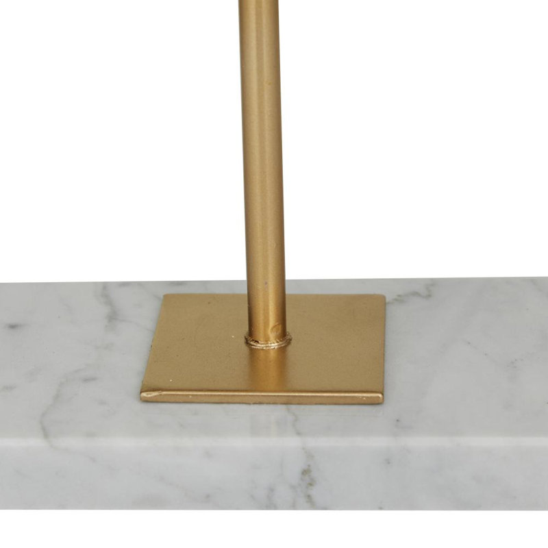 Leominster Polystone Abstract Sculpture with Marble Base