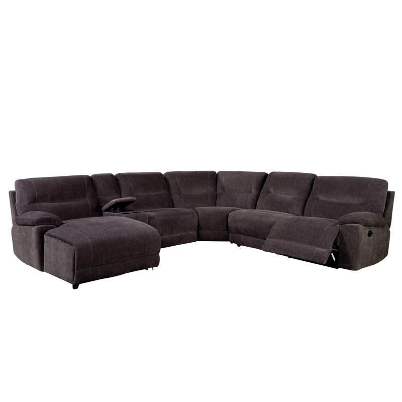 Canapé modulaire inclinable de gauche de 133,5 po Patternson