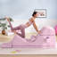  Chaise de yoga 2 en 1 pliable avec housse amovible lavable, méridienne ergonomique et banc de lit pour Home Studio-1974441813