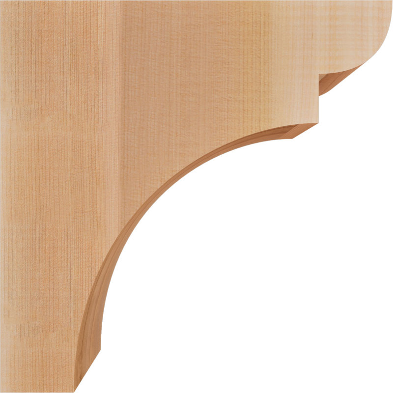 Yorktown Corbel, H 12 po x l 3,5 po x P 12 po, Cèdre rouge, Lisse