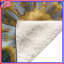 Couvertures fleurs jaunes et bleues Mandala-126331519