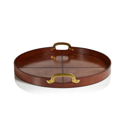 Zodax MDF/ Cardboard/ Leather/ Aluminum Tray