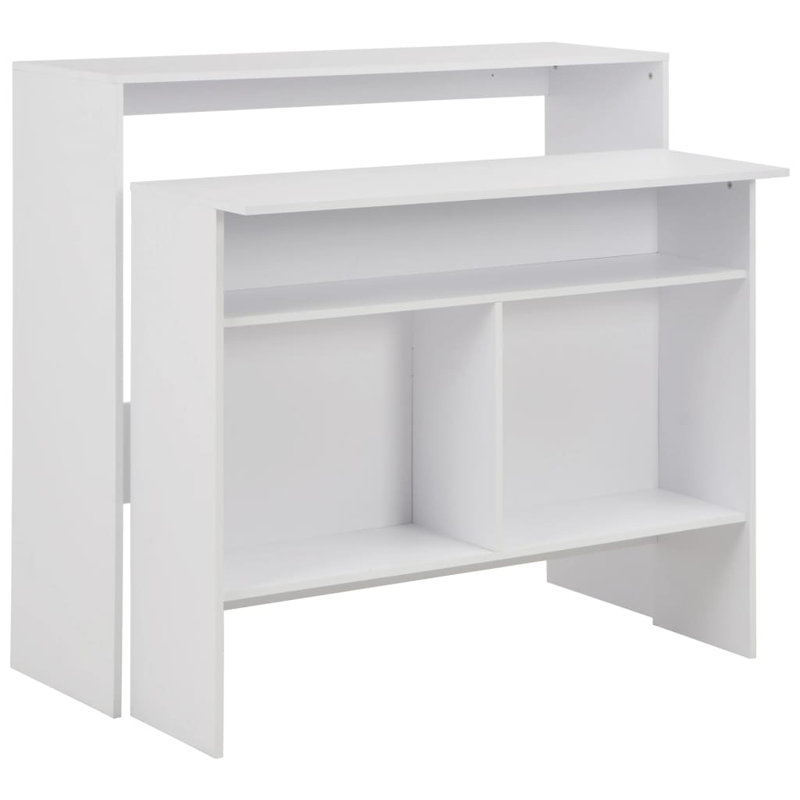 Connemara Dining Table, White, White