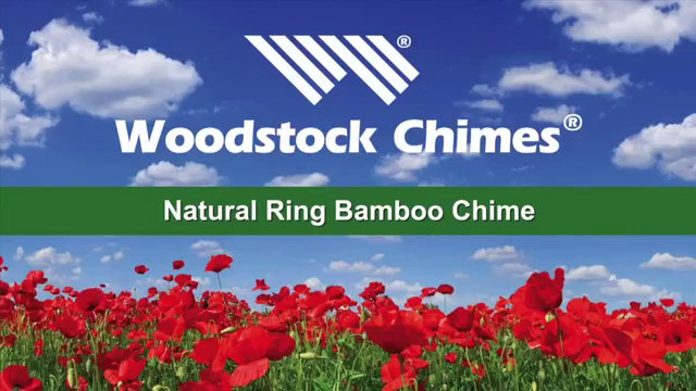 Natural Bamboo Ring Large Wind Chime